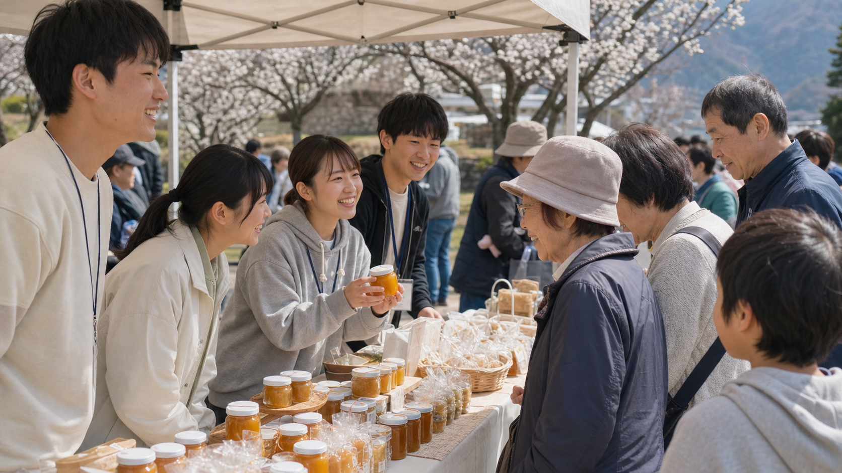 あんずフェアの生成イメージ